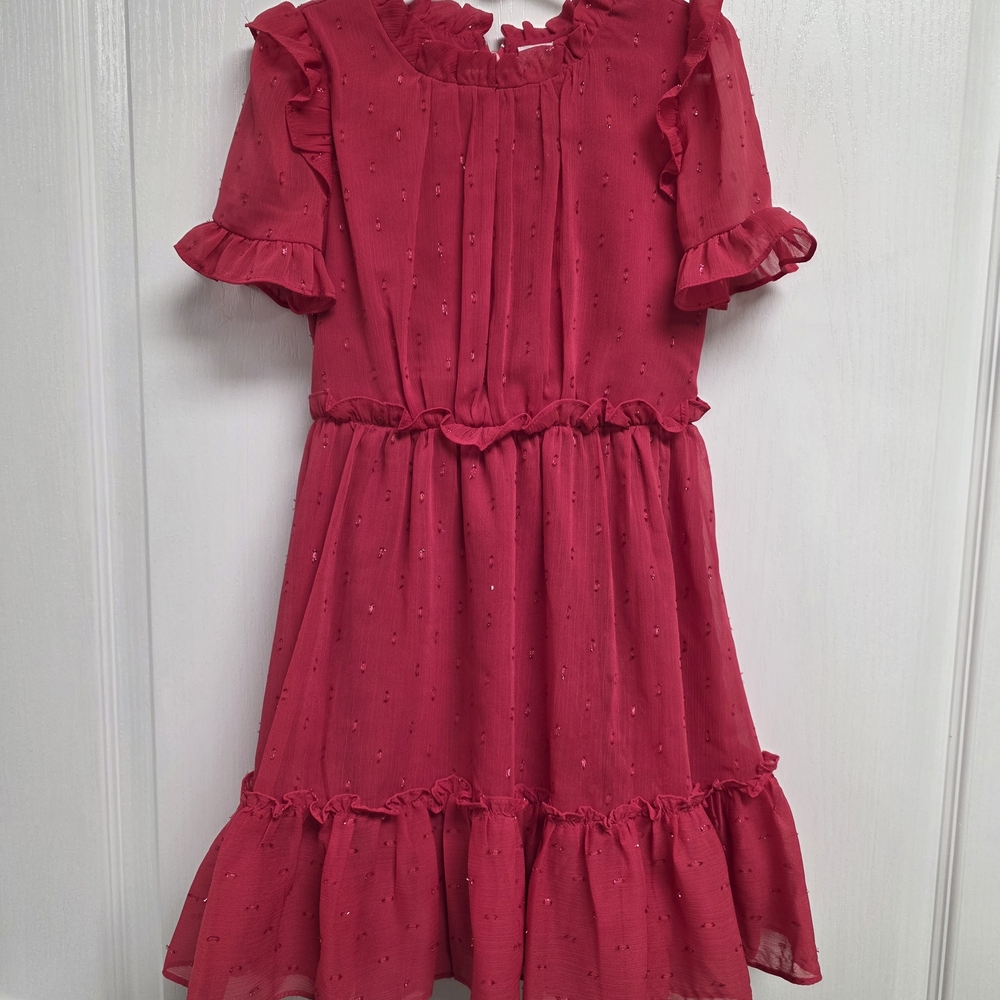 Wonder Nation Red Christmas Dress Size 6